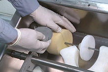 Convoyeur à disques sanitaire prévient la contamination du produit et de l