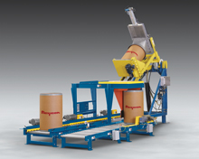Système Automatisé de Basculement de Fûts pour Matières Solides en Vrac